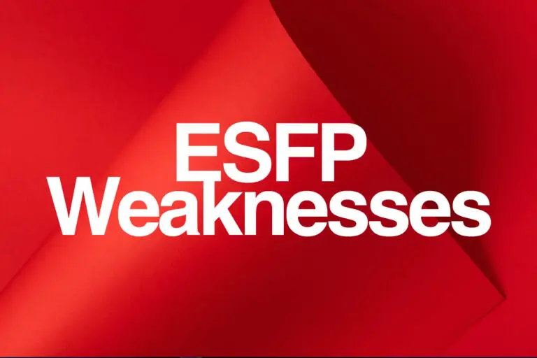 7 Major ESFP Weaknesses & How to Manage Them (2024)